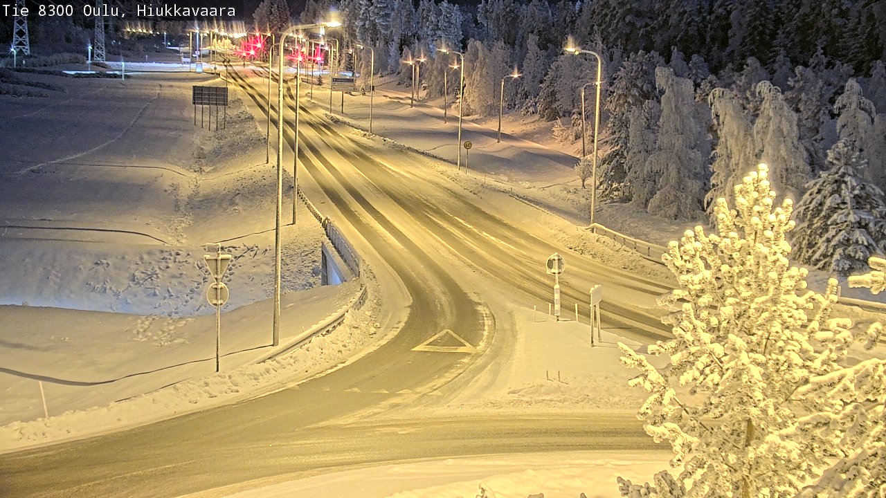 Kelikamerat Kuva tie 8300 Oulu Hiukkavaara, Oulu, Pohjois-Pohjanmaa