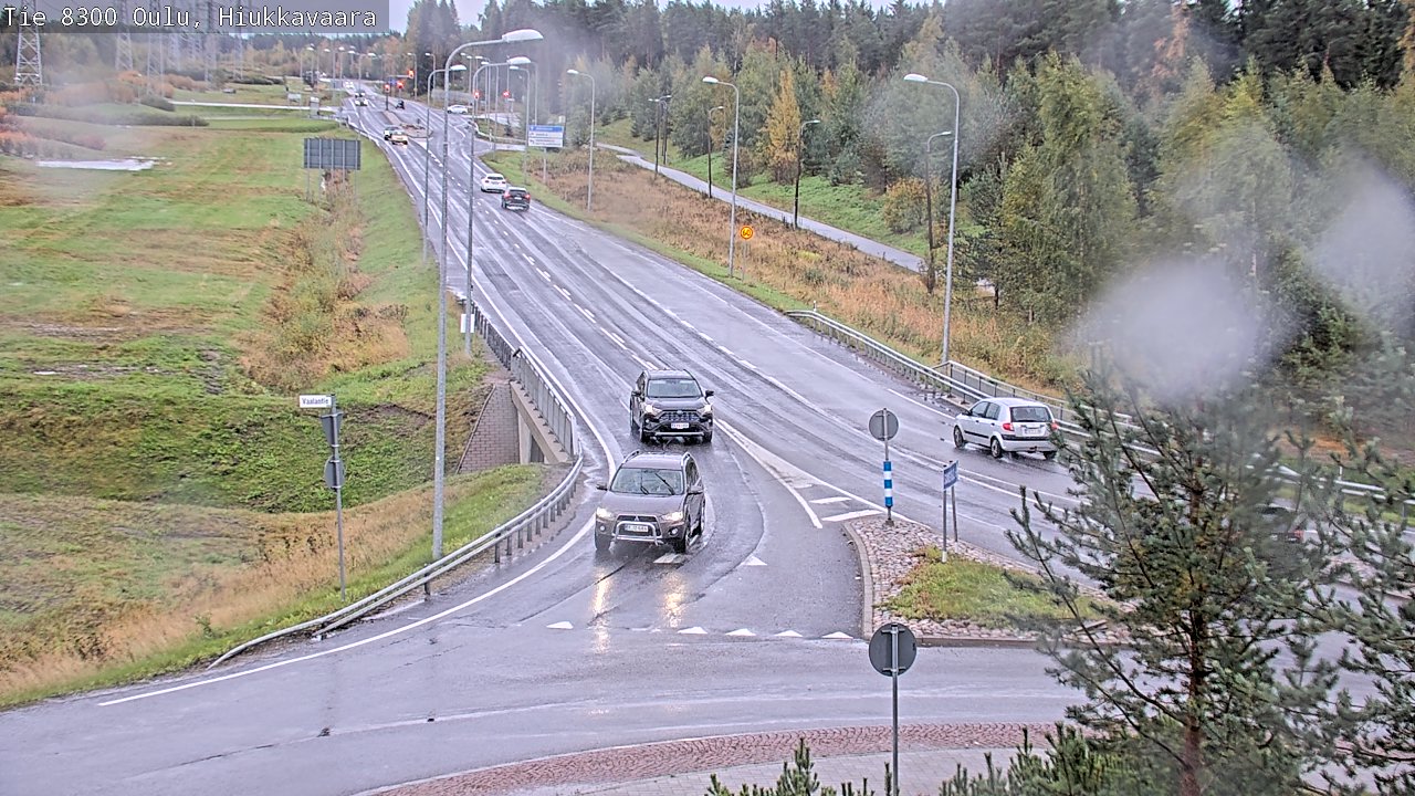 Weather Camera Image road 8300 Oulu Hiukkavaara, Oulu, Pohjois-Pohjanmaa