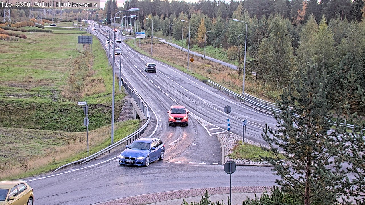 Kelikamerat Kuva tie 8300 Oulu Hiukkavaara, Oulu, Pohjois-Pohjanmaa