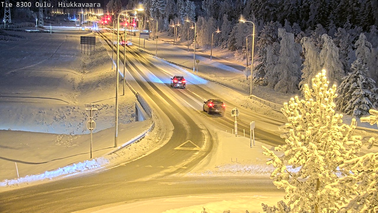 Kelikamerat Kuva tie 8300 Oulu Hiukkavaara, Oulu, Pohjois-Pohjanmaa