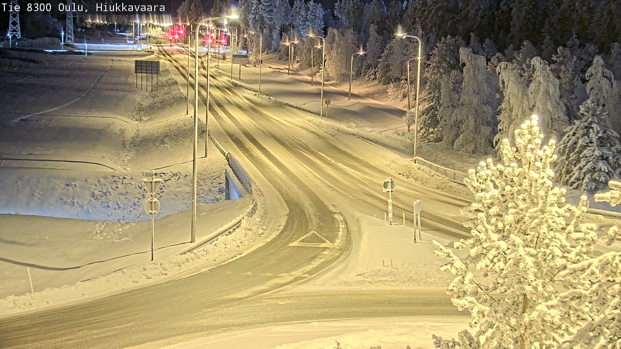 Kelikamerat Kuva tie 8300 Oulu Hiukkavaara, Oulu, Pohjois-Pohjanmaa