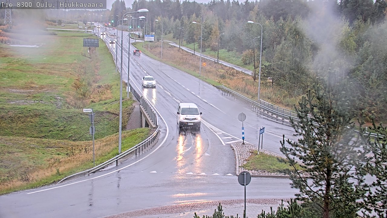 Weather Camera Image road 8300 Oulu Hiukkavaara, Oulu, Pohjois-Pohjanmaa