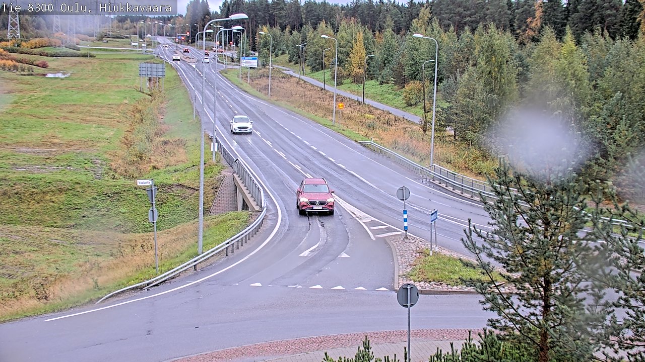 Weather Camera Image road 8300 Oulu Hiukkavaara, Oulu, Pohjois-Pohjanmaa