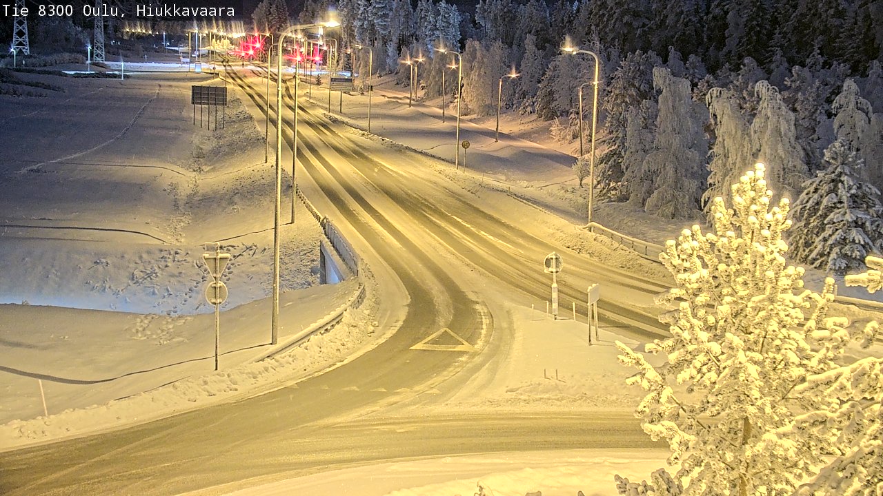 Kelikamerat Kuva tie 8300 Oulu Hiukkavaara, Oulu, Pohjois-Pohjanmaa