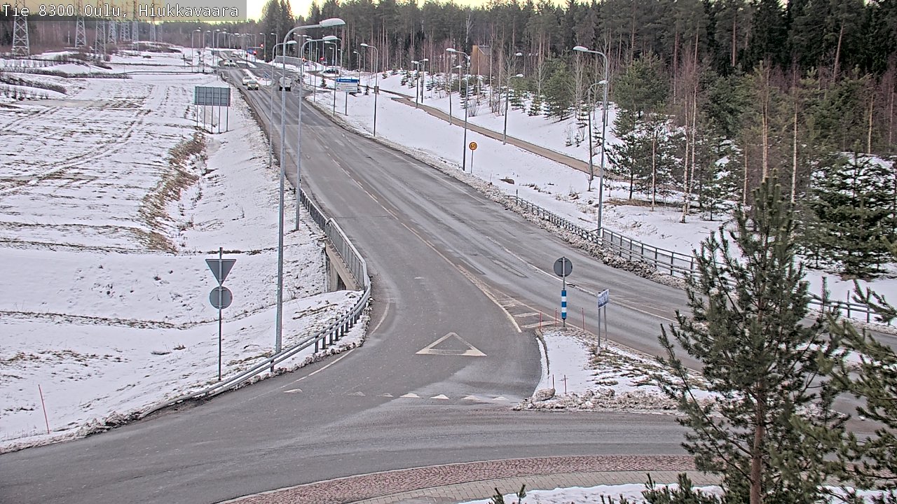 Kelikamerat Kuva tie 8300 Oulu Hiukkavaara, Oulu, Pohjois-Pohjanmaa