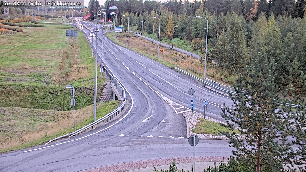 Kelikamerat Kuva tie 8300 Oulu Hiukkavaara, Oulu, Pohjois-Pohjanmaa