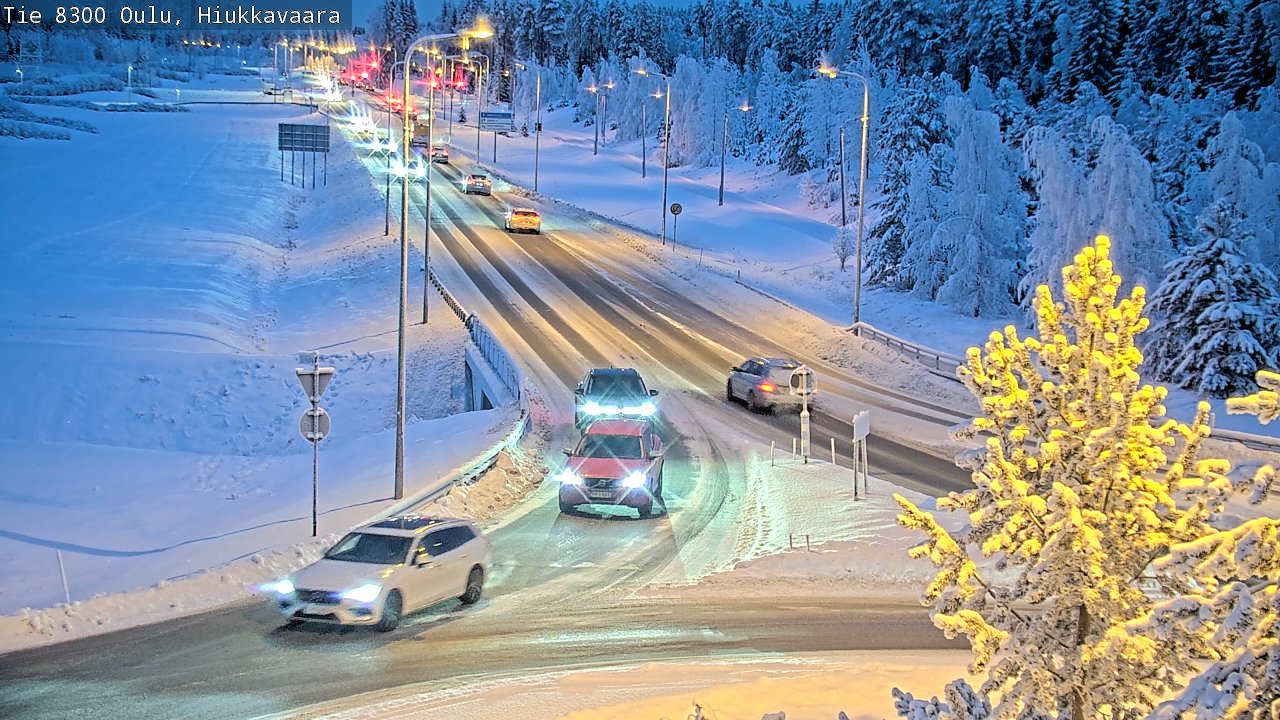 Kelikamerat Kuva tie 8300 Oulu Hiukkavaara, Oulu, Pohjois-Pohjanmaa