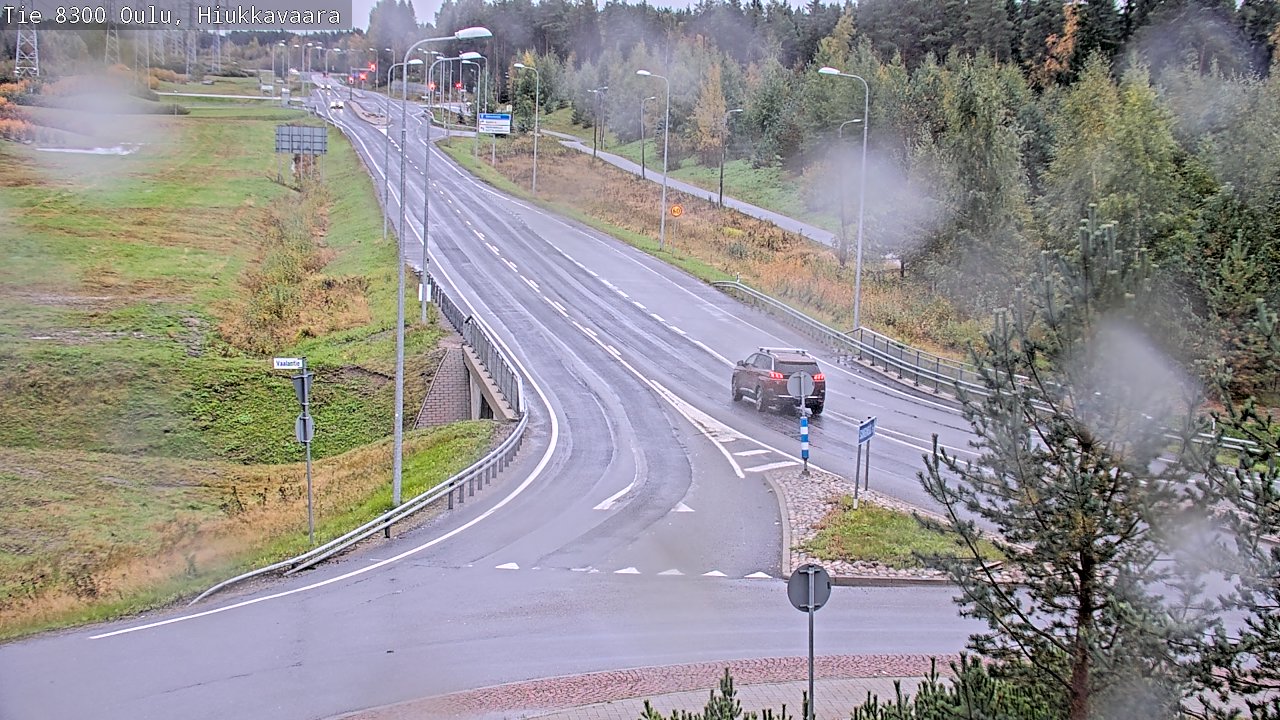 Weather Camera Image road 8300 Oulu Hiukkavaara, Oulu, Pohjois-Pohjanmaa