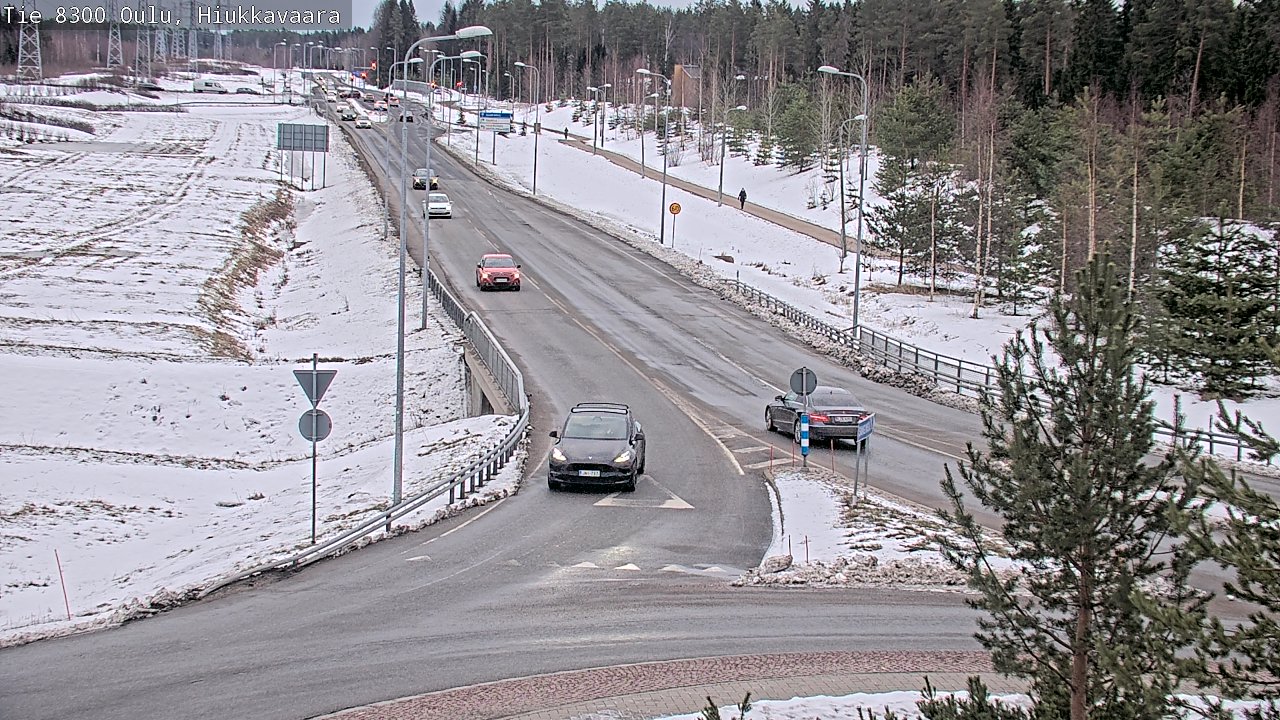 Kelikamerat Kuva tie 8300 Oulu Hiukkavaara, Oulu, Pohjois-Pohjanmaa