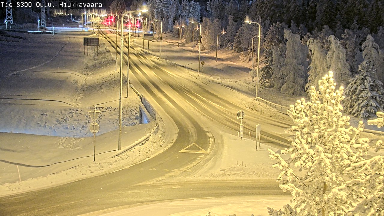 Kelikamerat Kuva tie 8300 Oulu Hiukkavaara, Oulu, Pohjois-Pohjanmaa