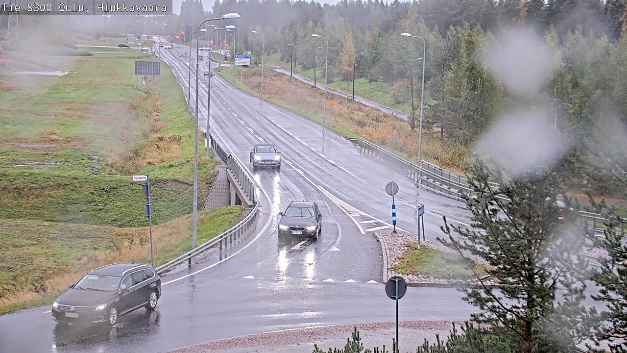 Weather Camera Image road 8300 Oulu Hiukkavaara, Oulu, Pohjois-Pohjanmaa