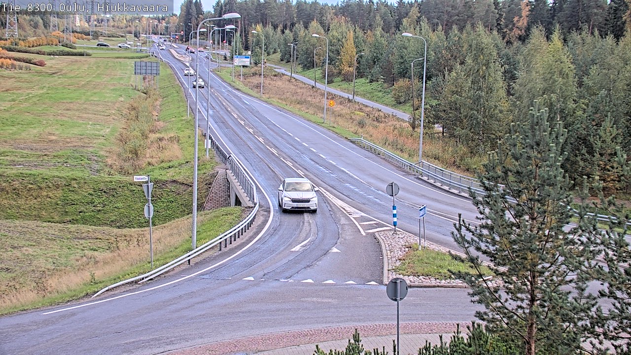 Kelikamerat Kuva tie 8300 Oulu Hiukkavaara, Oulu, Pohjois-Pohjanmaa