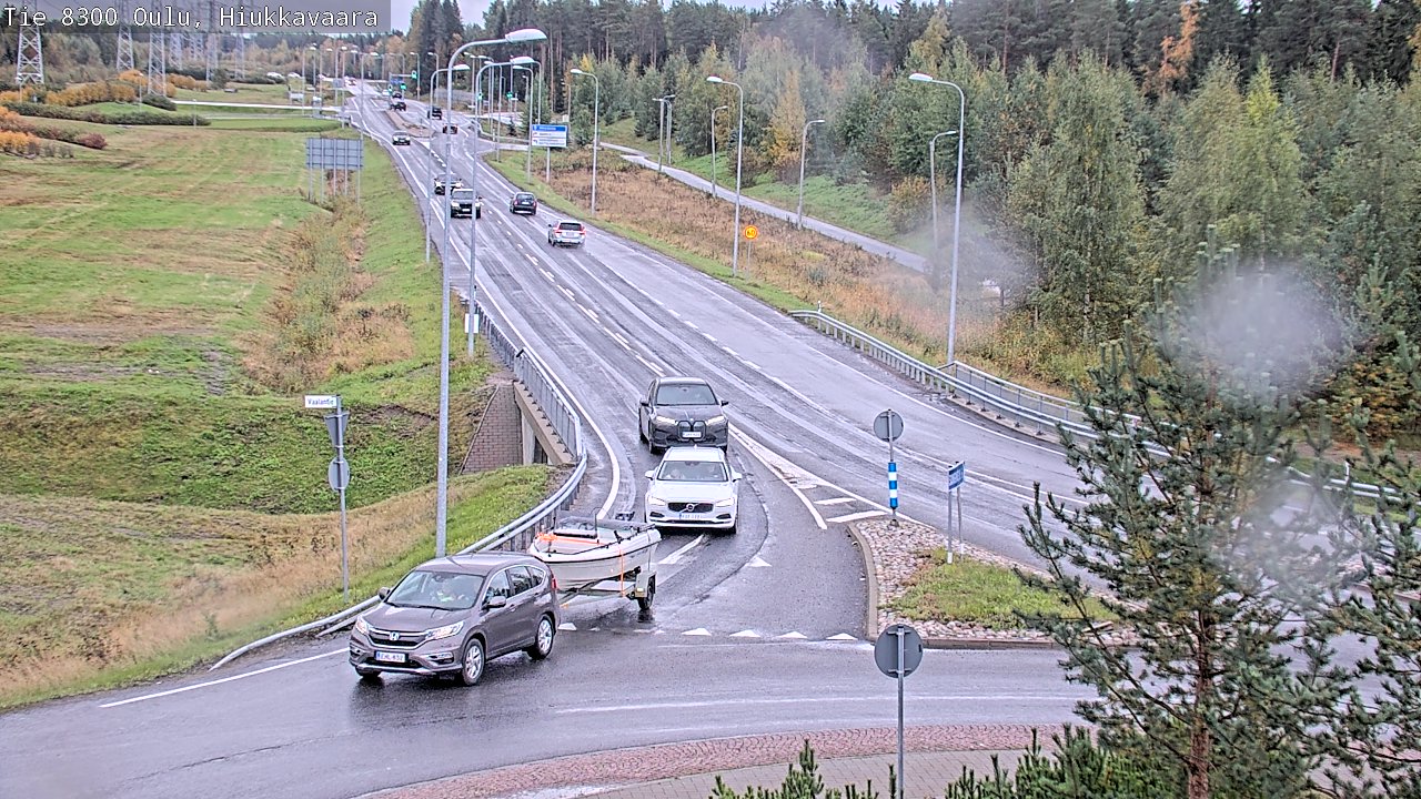 Kelikamerat Kuva tie 8300 Oulu Hiukkavaara, Oulu, Pohjois-Pohjanmaa