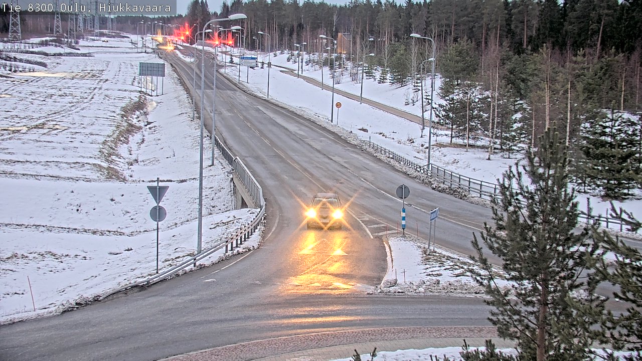 Kelikamerat Kuva tie 8300 Oulu Hiukkavaara, Oulu, Pohjois-Pohjanmaa