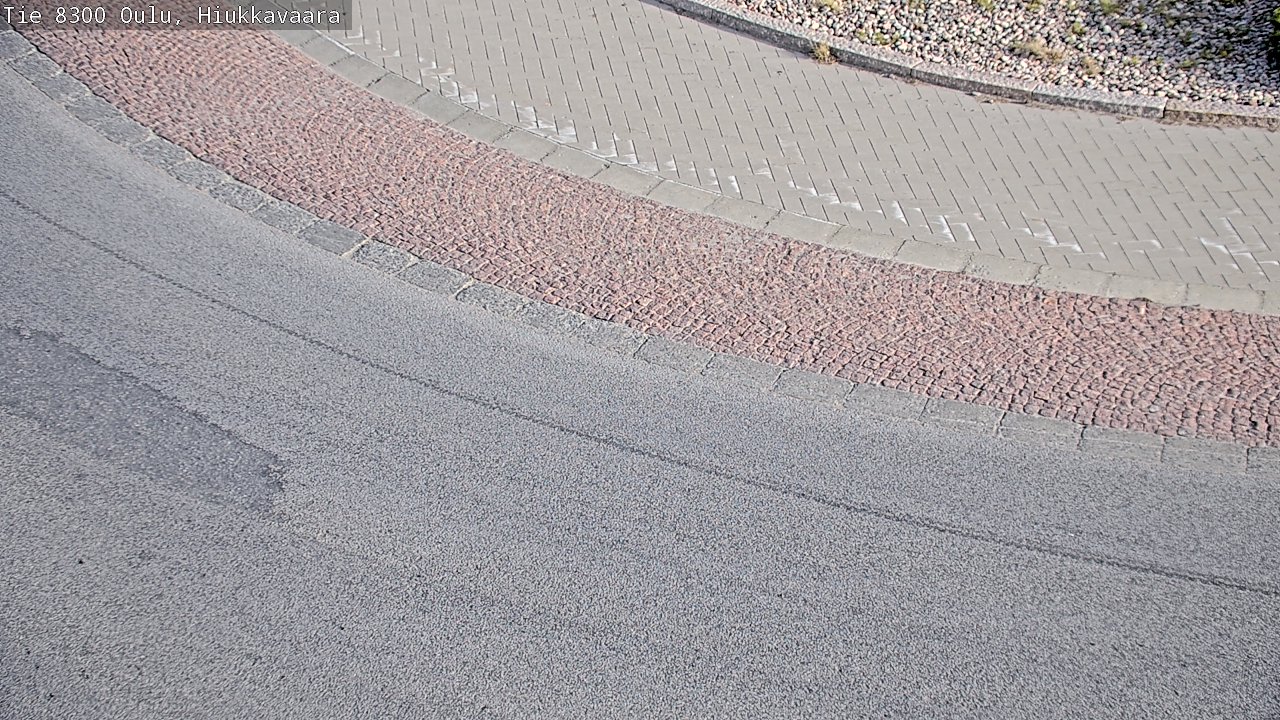 Weather Camera Image road 8300 Oulu Hiukkavaara, Oulu, Pohjois-Pohjanmaa