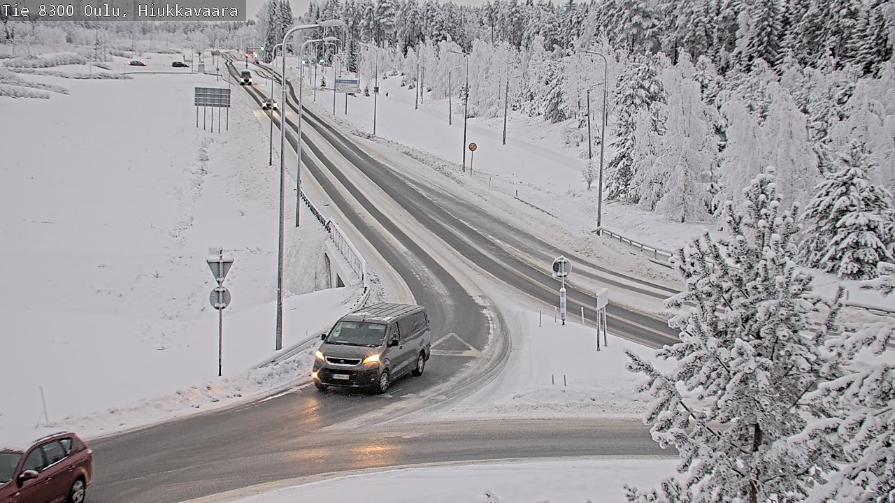Kelikamerat Kuva tie 8300 Oulu Hiukkavaara, Oulu, Pohjois-Pohjanmaa
