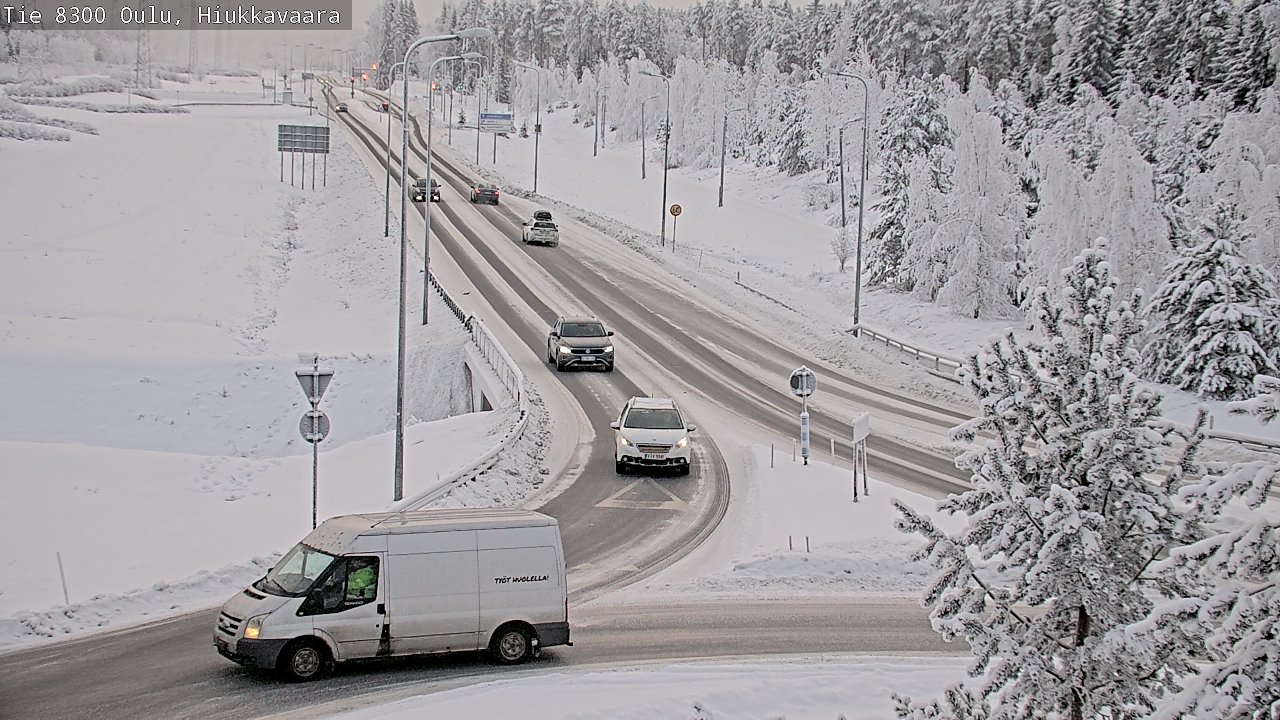 Kelikamerat Kuva tie 8300 Oulu Hiukkavaara, Oulu, Pohjois-Pohjanmaa