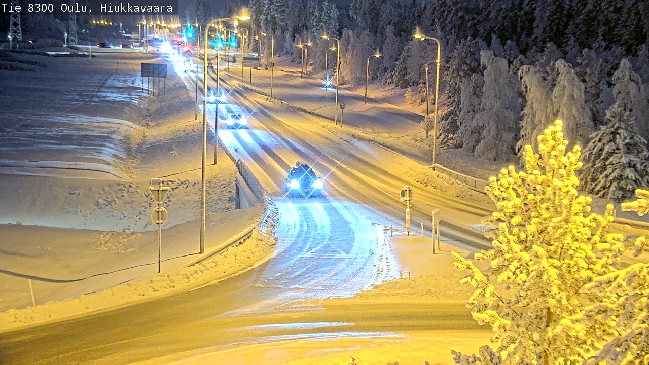 Kelikamerat Kuva tie 8300 Oulu Hiukkavaara, Oulu, Pohjois-Pohjanmaa