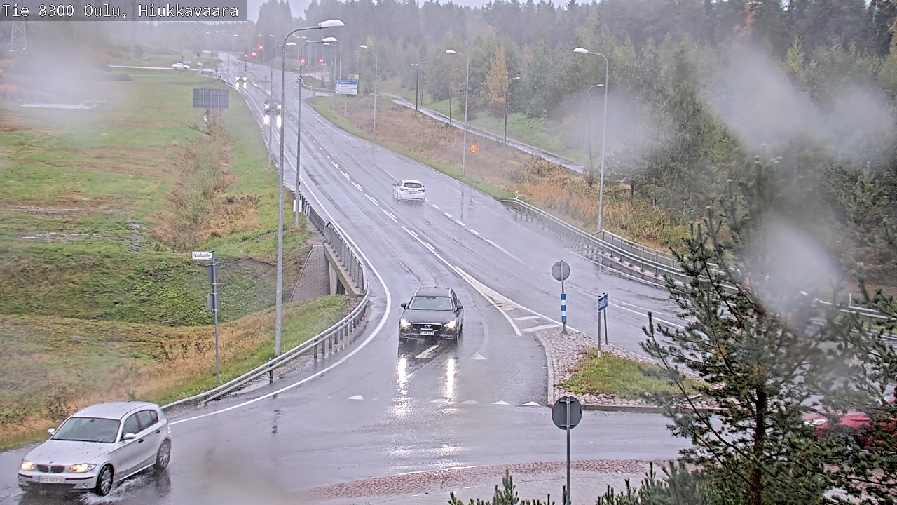 Weather Camera Image road 8300 Oulu Hiukkavaara, Oulu, Pohjois-Pohjanmaa