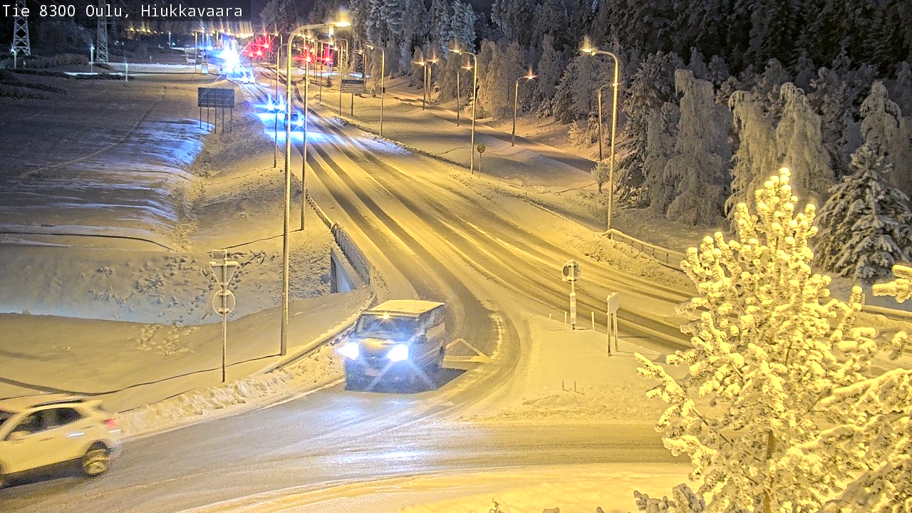 Kelikamerat Kuva tie 8300 Oulu Hiukkavaara, Oulu, Pohjois-Pohjanmaa