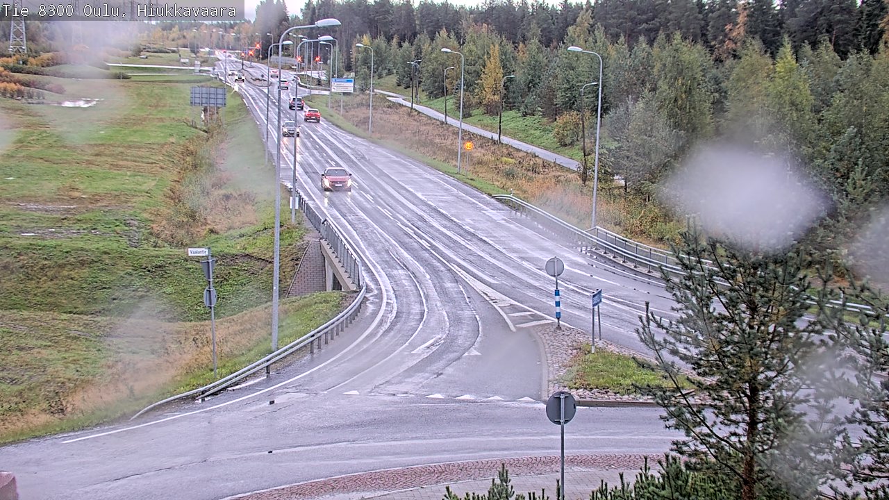 Weather Camera Image road 8300 Oulu Hiukkavaara, Oulu, Pohjois-Pohjanmaa