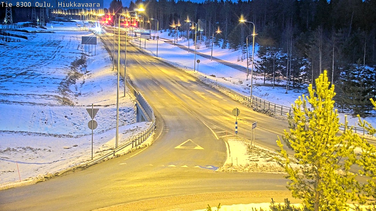 Kelikamerat Kuva tie 8300 Oulu Hiukkavaara, Oulu, Pohjois-Pohjanmaa