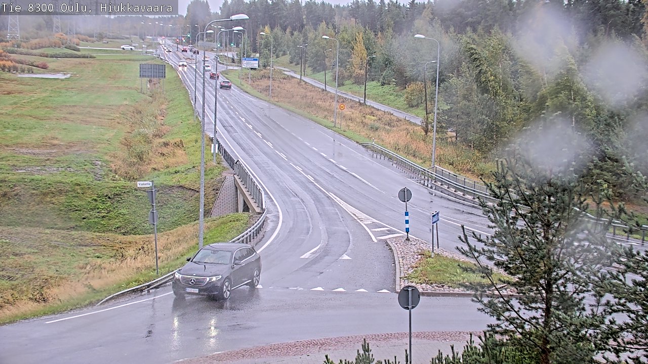 Weather Camera Image road 8300 Oulu Hiukkavaara, Oulu, Pohjois-Pohjanmaa