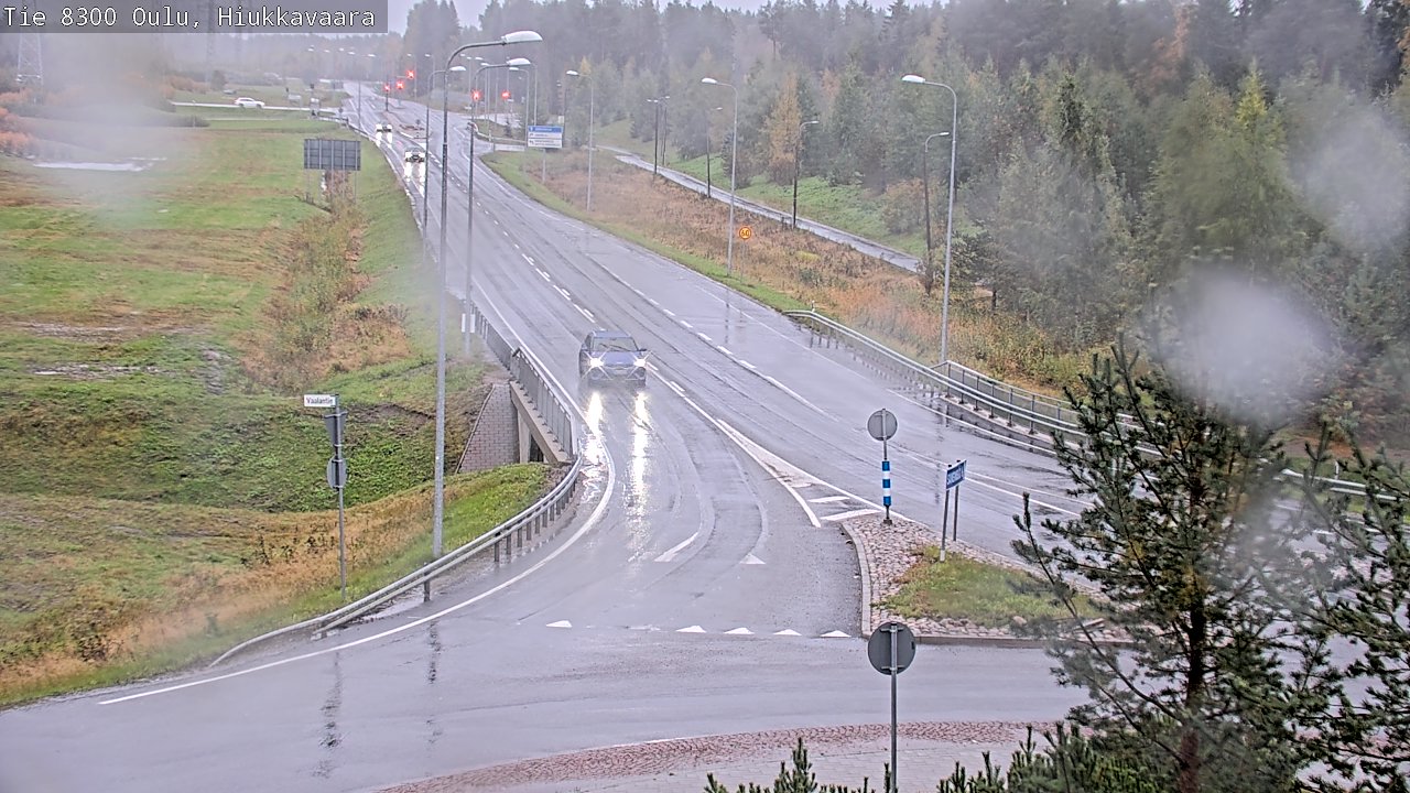 Weather Camera Image road 8300 Oulu Hiukkavaara, Oulu, Pohjois-Pohjanmaa