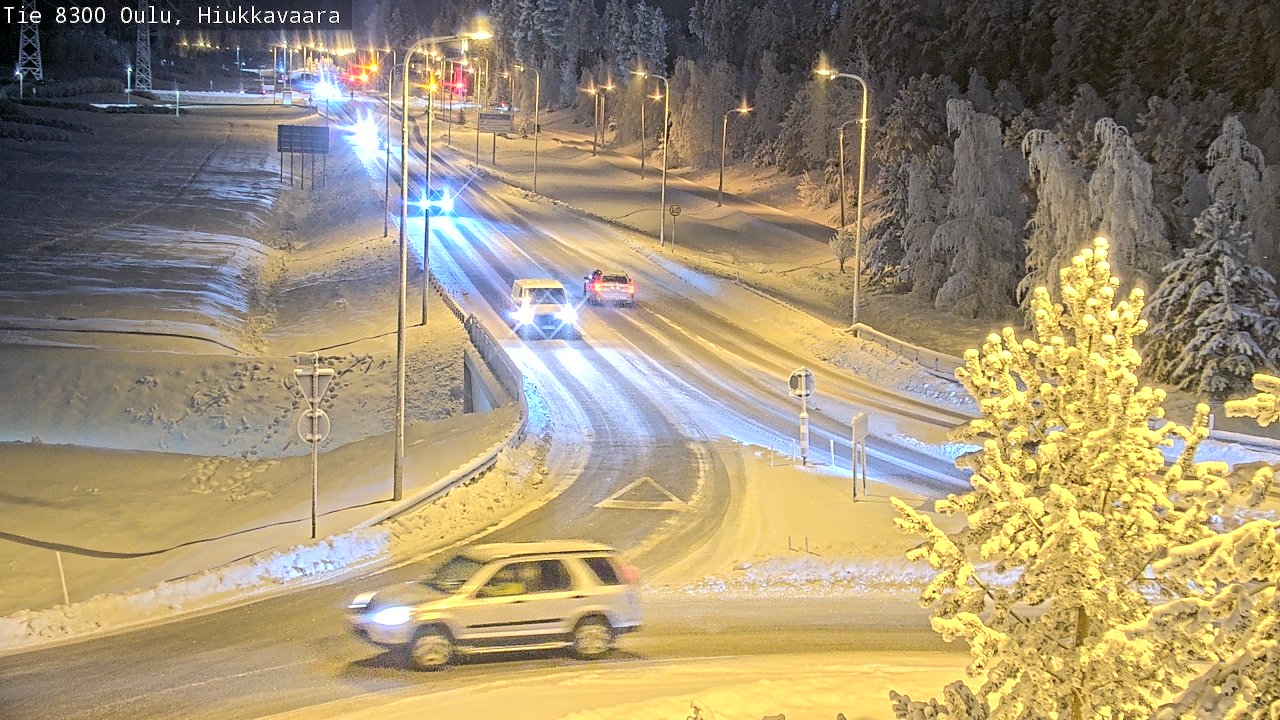Kelikamerat Kuva tie 8300 Oulu Hiukkavaara, Oulu, Pohjois-Pohjanmaa