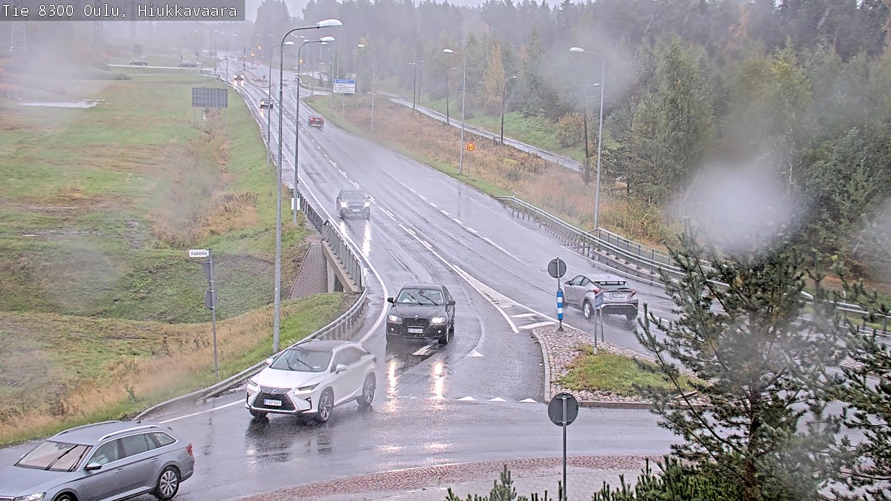 Weather Camera Image road 8300 Oulu Hiukkavaara, Oulu, Pohjois-Pohjanmaa