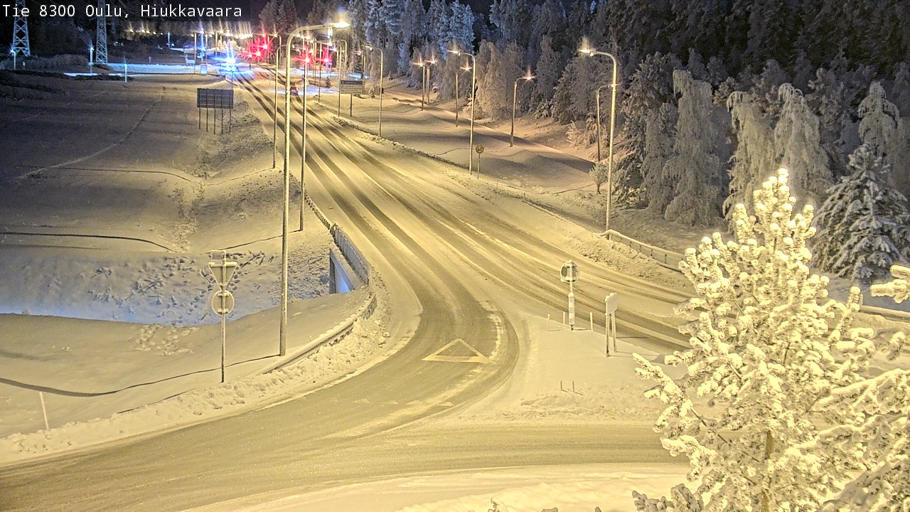 Kelikamerat Kuva tie 8300 Oulu Hiukkavaara, Oulu, Pohjois-Pohjanmaa