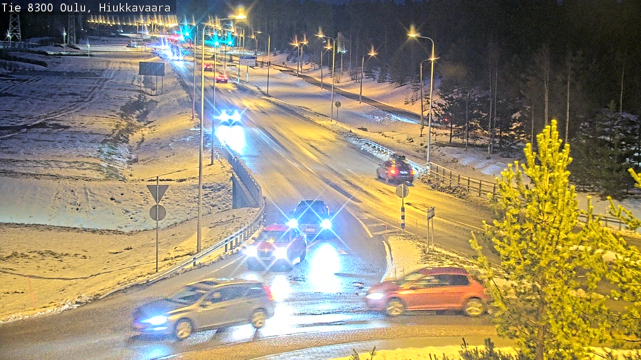 Kelikamerat Kuva tie 8300 Oulu Hiukkavaara, Oulu, Pohjois-Pohjanmaa