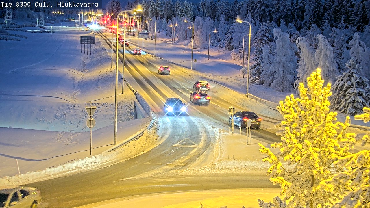 Kelikamerat Kuva tie 8300 Oulu Hiukkavaara, Oulu, Pohjois-Pohjanmaa