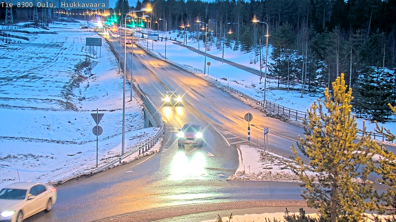 Kelikamerat Kuva tie 8300 Oulu Hiukkavaara, Oulu, Pohjois-Pohjanmaa