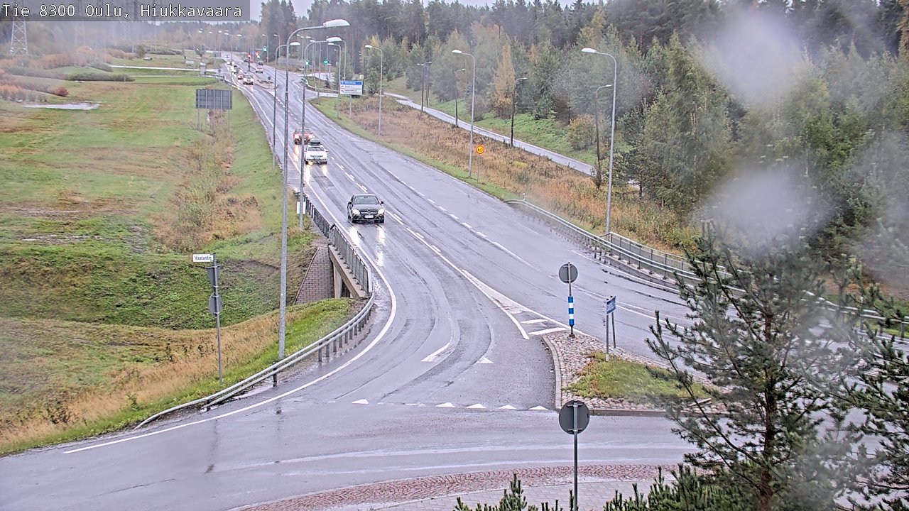 Weather Camera Image road 8300 Oulu Hiukkavaara, Oulu, Pohjois-Pohjanmaa