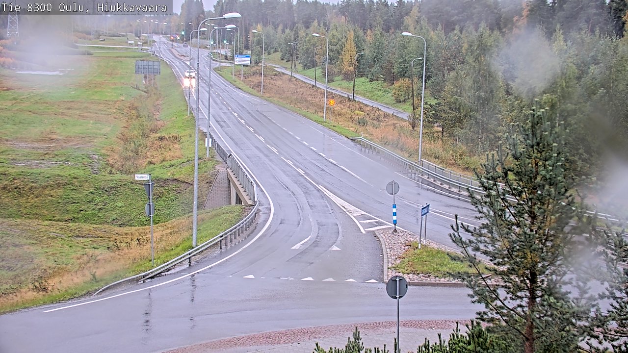 Weather Camera Image road 8300 Oulu Hiukkavaara, Oulu, Pohjois-Pohjanmaa
