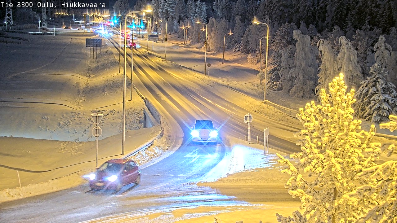 Kelikamerat Kuva tie 8300 Oulu Hiukkavaara, Oulu, Pohjois-Pohjanmaa