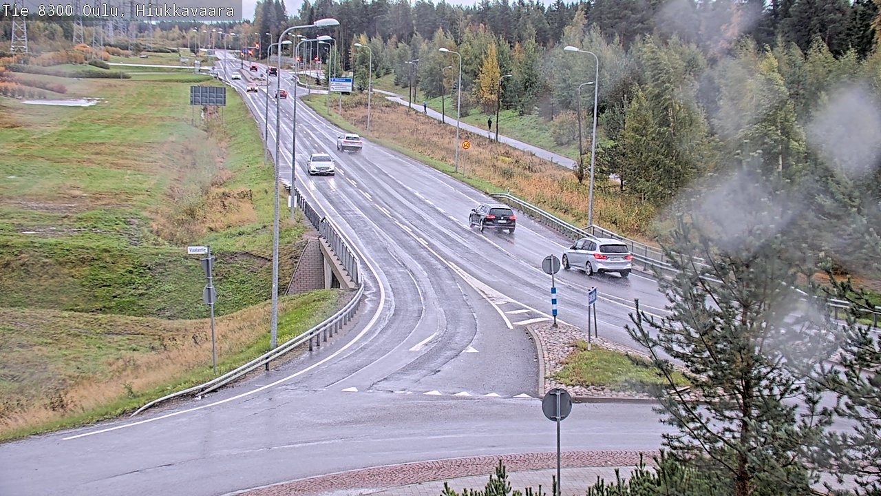 Weather Camera Image road 8300 Oulu Hiukkavaara, Oulu, Pohjois-Pohjanmaa