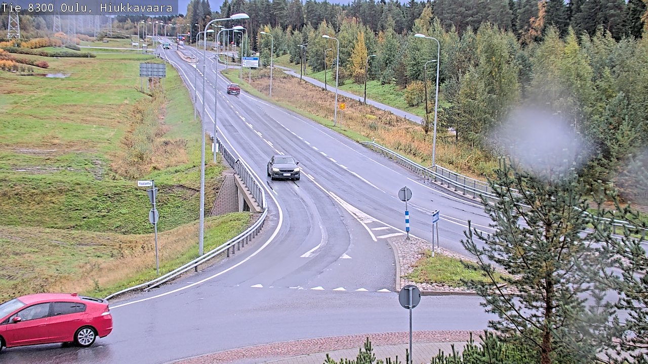 Weather Camera Image road 8300 Oulu Hiukkavaara, Oulu, Pohjois-Pohjanmaa