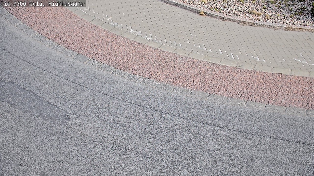 Weather Camera Image road 8300 Oulu Hiukkavaara, Oulu, Pohjois-Pohjanmaa