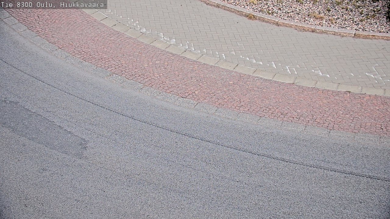 Weather Camera Image road 8300 Oulu Hiukkavaara, Oulu, Pohjois-Pohjanmaa