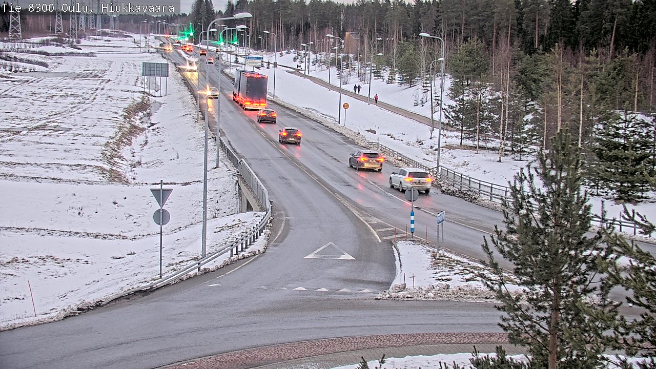 Kelikamerat Kuva tie 8300 Oulu Hiukkavaara, Oulu, Pohjois-Pohjanmaa