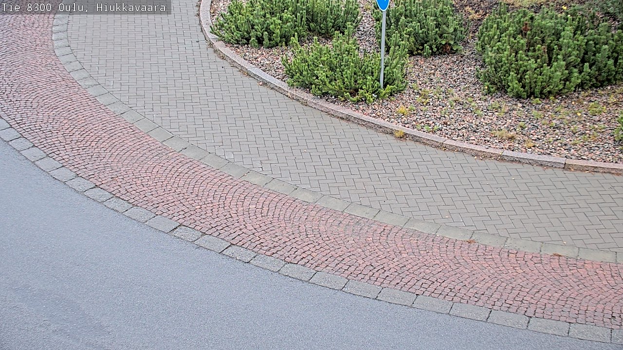 Weather Camera Image road 8300 Oulu Hiukkavaara, Oulu, Pohjois-Pohjanmaa