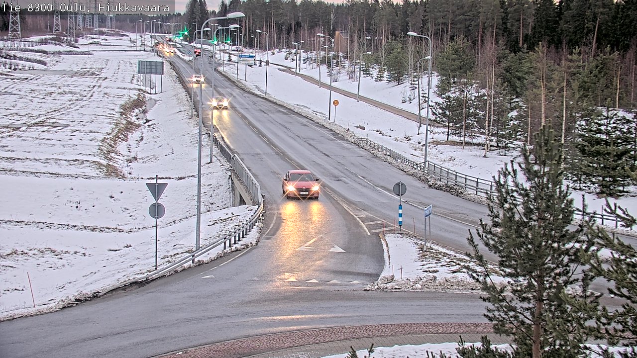 Kelikamerat Kuva tie 8300 Oulu Hiukkavaara, Oulu, Pohjois-Pohjanmaa