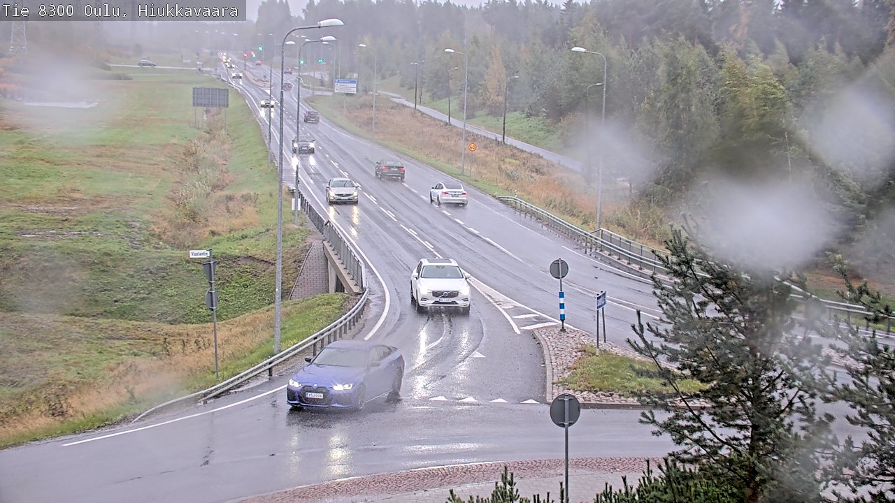 Weather Camera Image road 8300 Oulu Hiukkavaara, Oulu, Pohjois-Pohjanmaa