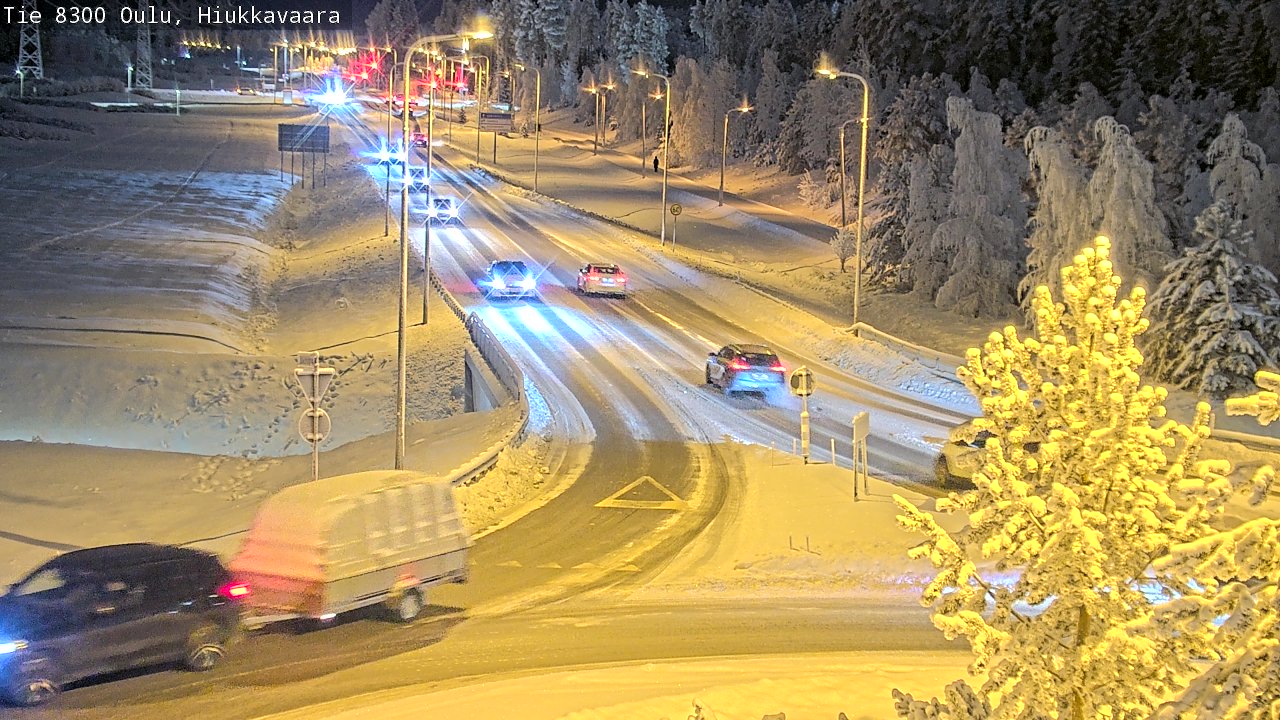 Kelikamerat Kuva tie 8300 Oulu Hiukkavaara, Oulu, Pohjois-Pohjanmaa