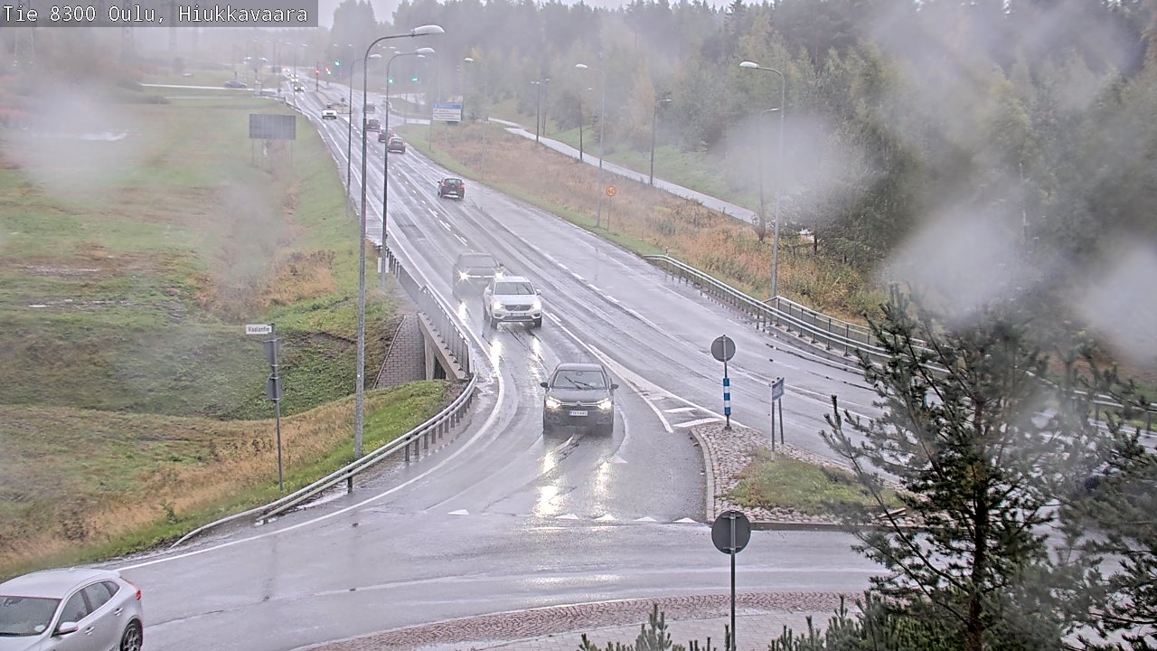 Weather Camera Image road 8300 Oulu Hiukkavaara, Oulu, Pohjois-Pohjanmaa