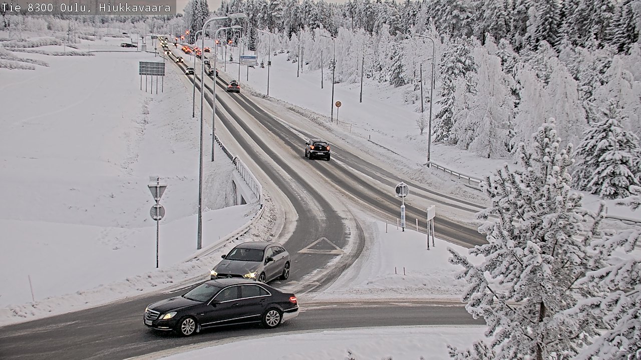 Kelikamerat Kuva tie 8300 Oulu Hiukkavaara, Oulu, Pohjois-Pohjanmaa