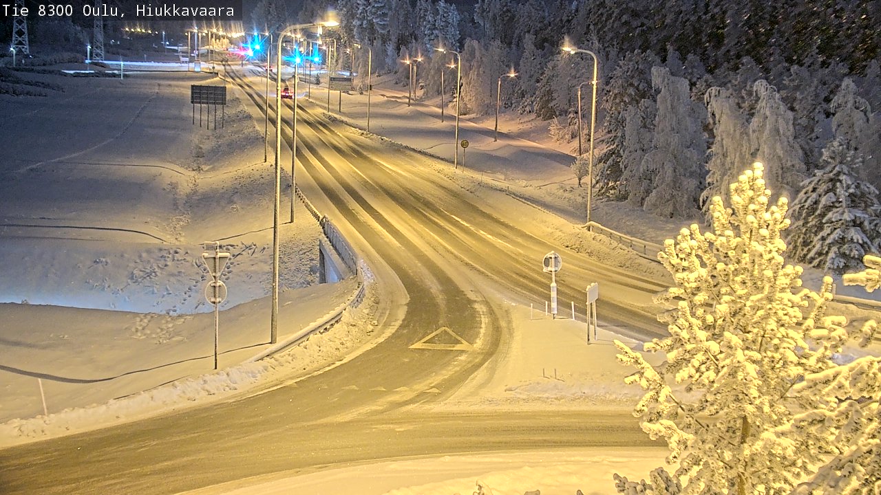 Kelikamerat Kuva tie 8300 Oulu Hiukkavaara, Oulu, Pohjois-Pohjanmaa