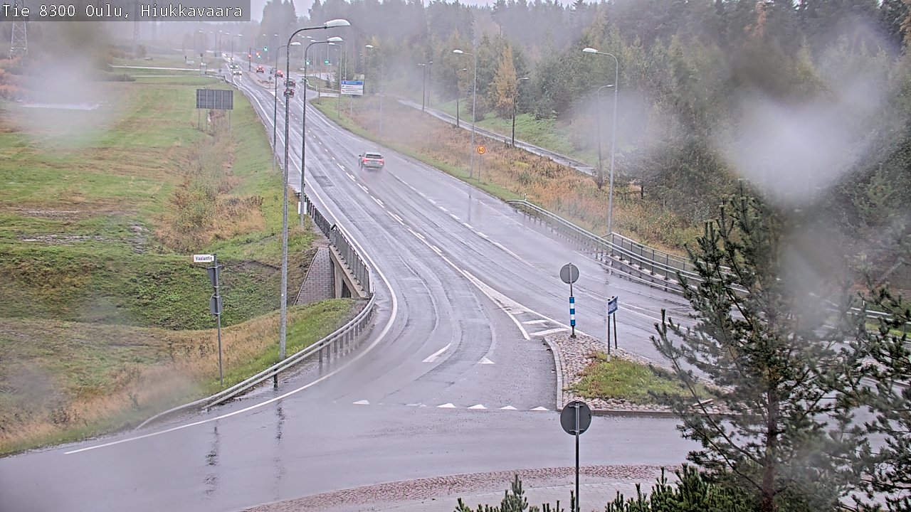 Weather Camera Image road 8300 Oulu Hiukkavaara, Oulu, Pohjois-Pohjanmaa